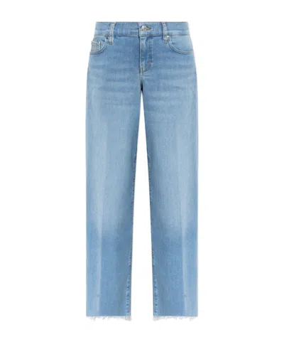 Frame Low-rise Jeans The Slim Palazzo In Blue