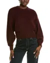 Frame Dolman Wool & Cashmere-blend Sweater In Purple
