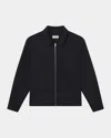 Frame Double Face Wool Zip-front Shirt Jacket In Multi