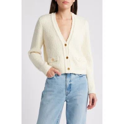 FRAME FRAME DOUBLE POCKET CROP CARDIGAN