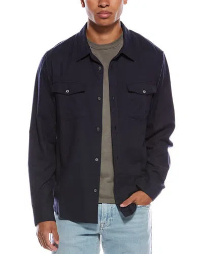 FRAME DOUBLE POCKET WOOL-BLEND SHIRT