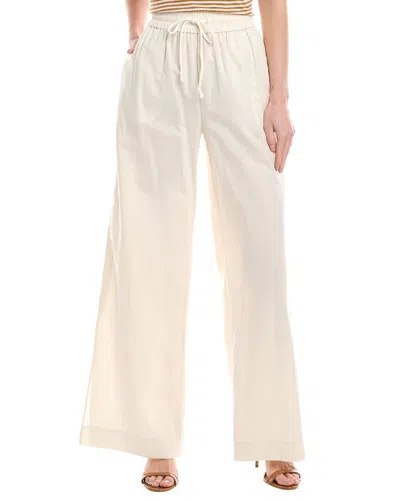 FRAME DRAWSTRING LINEN-BLEND LOUNGE PANT