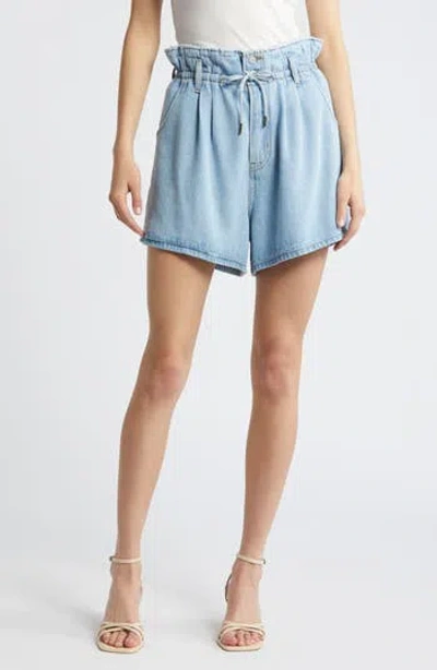 FRAME FRAME DRAWSTRING PAPERBAG DENIM SHORTS