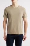 Frame Duo Fold Cotton T-shirt In Dusty Sage