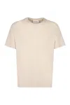 Frame Duo Fold Cotton T-shirt In Ivory