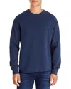 Frame Duo Fold Crew Shirt In Gold