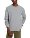 Frame Duo Fold Crew Shirt In Heather Gray