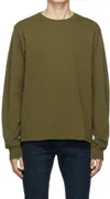 FRAME DUO FOLD CREWNECK TEE IN RIFLE GREEN