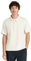 Frame Denim Duo Fold Polo Shirt In White