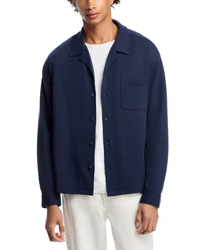 Frame Duo Fold Relaxed Fit Shirt In Blue