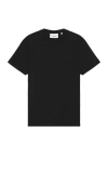 Frame Duo Fold Tee In Black