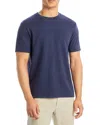 Frame Mens Duo Fold Solid T-shirt In Heather Dark Blue