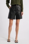 Frame Easy Leather Shorts