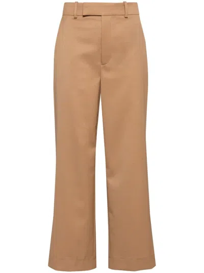 FRAME EASY SLIM CROP TROUSERS