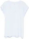 Frame Easy V-neck Tee In Blue