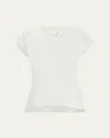 Frame Easy V-neck Tee In Green