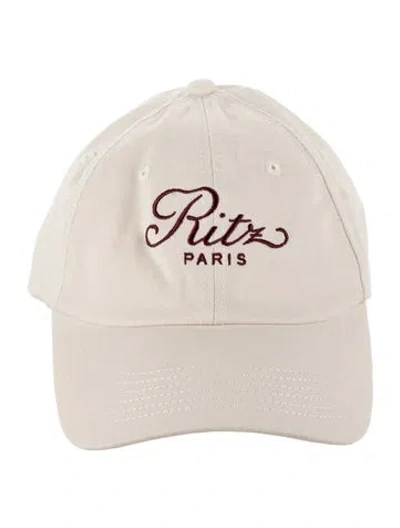 Pre-owned Frame Embroidered Baseball Cap In Neutrals
