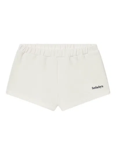 FRAME EMBROIDERED-DETAIL COTTON SHORTS