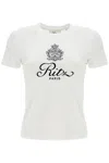 Frame White T-shirt With Ritz Paris Logo On The Front In Cotton Woman