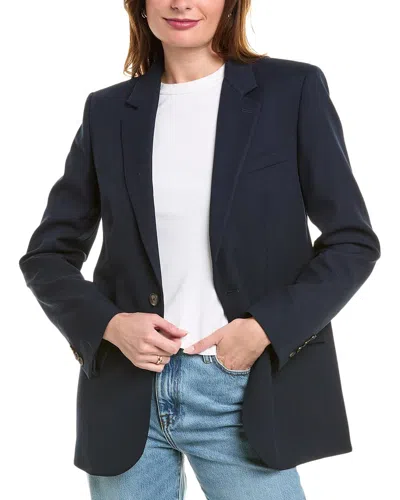 Frame Denim Everyday Blazer In Blue