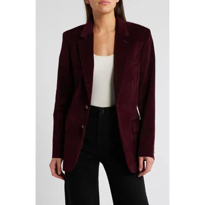 FRAME FRAME EVERYDAY STRETCH COTTON VELVETEEN BLAZER