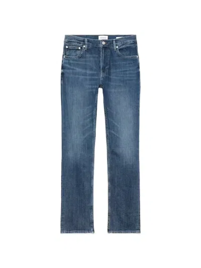 Frame Faded Denim Jeans In Blue