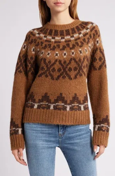FRAME FRAME FAIR ISLE ALPACA BLEND SWEATER