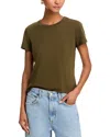 Frame Fitted Crewneck Tee In Juniper