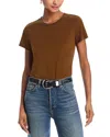 Frame Baby Tee In Moss