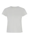 Frame Womens Soft Mint Baby Round-neck Cotton-jersey T-shirt In White