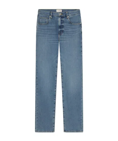 Frame Relaxed Straight Leg Jeans In Jefferson