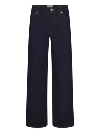 Frame Five-pocket Denim Jeans In Blue