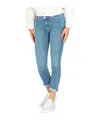 Frame Five-pocket Denim Trousers In Blue