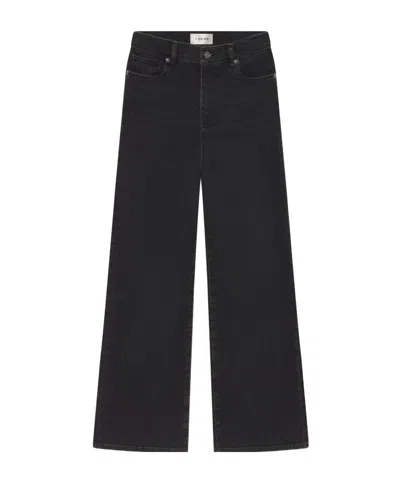 Frame Five-pocket Jeans In Black