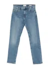 Frame The Straight Stonewashed Jeans In Blue