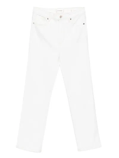 Frame Five-pocket Jeans In White