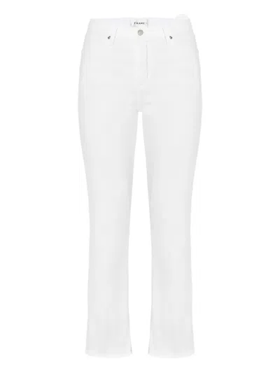 Frame Five-pocket Jeans In White