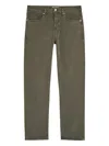 Frame Modern Slim Straight-leg Jeans In Green