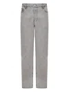 Frame Five-pockets Jeans In Gray