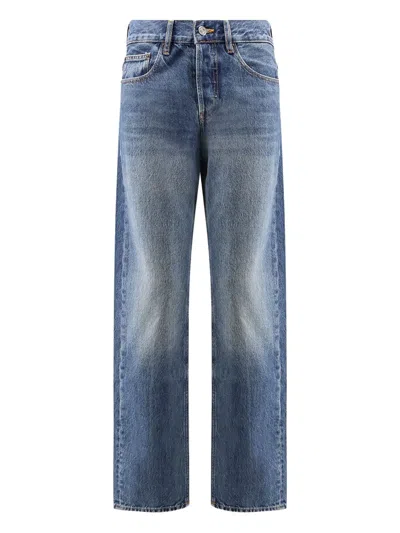Frame Five-pockets Jeans In Blue