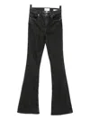 Frame Le High Flare Jeans In Black