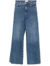Frame Flared Jeans In Blue
