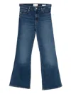 Frame Flared Jeans In Blue