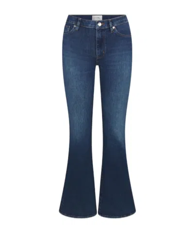 Frame Flared Jeans In Blue