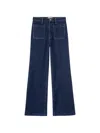 Frame Flared Jeans In Blue