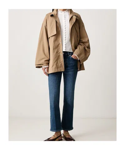 Frame Flared Jeans In Brown