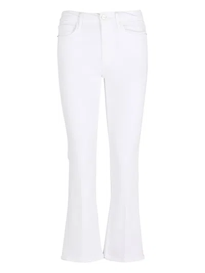 Frame Flared Jeans In White