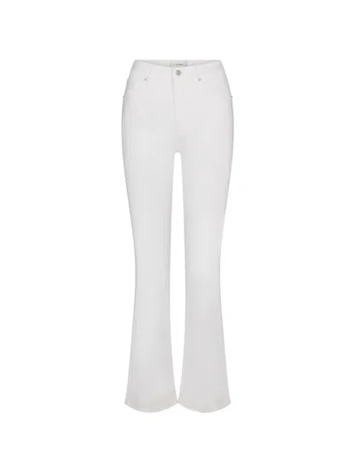 Frame Flared Jeans In White