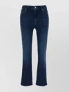 Frame Flared Leg Denim Stretch Jeans In Blue