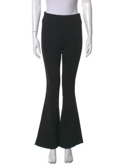 Pre-owned Frame Flared Pants In Black